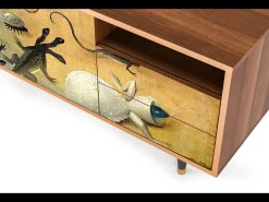 Móvel De Tv| Mueble de TV - 125х56х41 cm - T7 - The Garden by Bosch, Nogueira Castanho