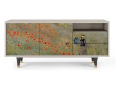 Mueble de TV - 125х56х41 cm - T7 - The Poppy Field , Areia^ Móvel De Tv