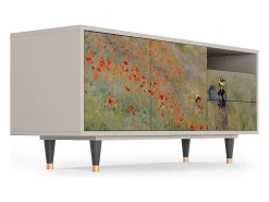Mueble de TV - 125х56х41 cm - T7 - The Poppy Field , Areia^ Móvel De Tv