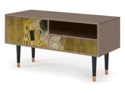 Mueble de TV - 115х59х48 cm - T3 - The Kiss by Klimt , Latte^ Móvel De Tv