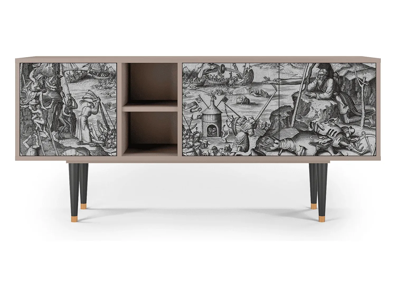 Mueble de TV - 150х69х41 cm - T5 - The Temptation, Areia^ Móvel De Tv