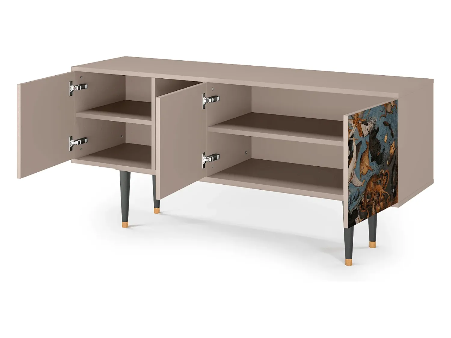 Mueble de TV - 150х69х41 cm - T5 - The Fall, Latte^ Móvel De Tv