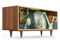 Móvel De Tv* Mueble de TV - 125х56х41 cm - T7 - The Garden Of by Bosch, Nogueira Castanho