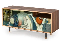 Móvel De Tv* Mueble de TV - 125х56х41 cm - T7 - The Garden Of by Bosch, Nogueira Castanho
