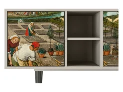Outlet Mueble de TV - 150х69х41 cm - T5 - The Younger - Spring, Areia Bege