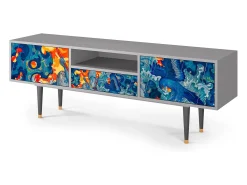 Online Mueble de TV - 170х59х41 cm - T6 - The Girl - James Jean, Cinza Cinzento
