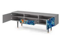 Online Mueble de TV - 170х59х41 cm - T6 - The Girl - James Jean, Cinza Cinzento
