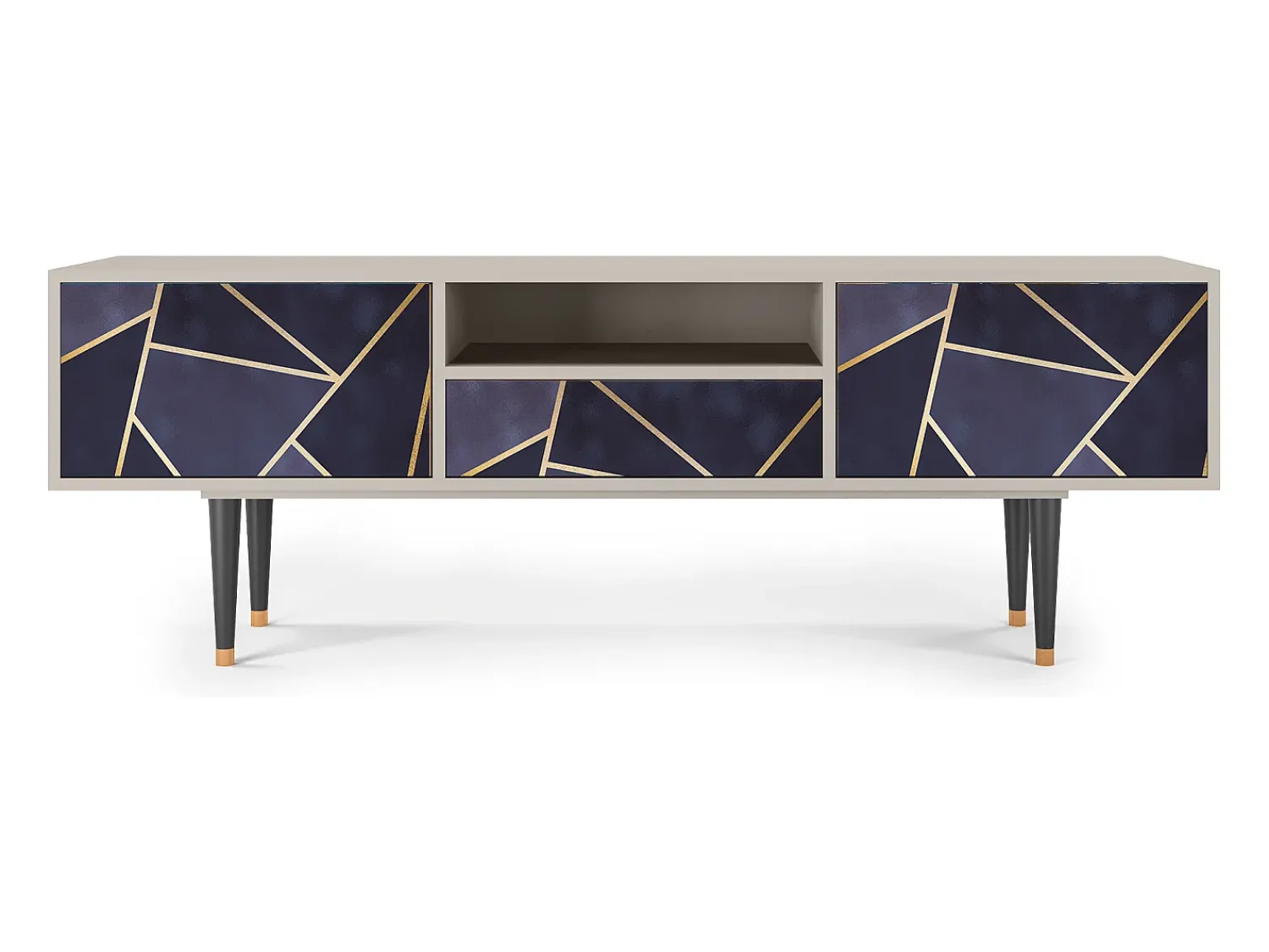 Móvel De Tv| Mueble de TV - 170х59х41 cm - T6 - The Amethyst, Areia Bege