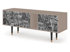 Móvel De Tv* Mueble de TV - 170х69х48 cm - T1 - The Festival of Saint, Latte Bege