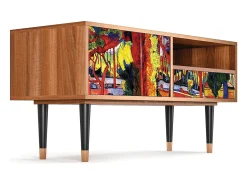 Best Mueble de TV - 115х59х48 cm - T3 - The Turning Road, Nogueira Castanho