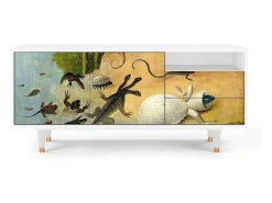 Mueble de TV - 125х56х41 cm - T7 - The Garden by Bosch, Branco^ Móvel De Tv
