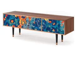 Mueble de TV - 170х59х48 cm - T4 - The Girl - James Jean, Nogueira^ Móvel De Tv
