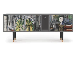 Mueble de TV - 170х69х48 cm - T1 - The Studio , Cinza^ Móvel De Tv