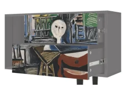 Mueble de TV - 170х69х48 cm - T1 - The Studio , Cinza^ Móvel De Tv