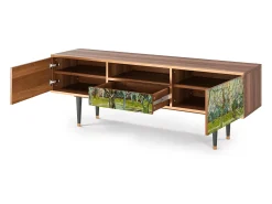 Sale Mueble de TV - 170х59х41 cm - T6 - The Branco Orchard, Nogueira Castanho