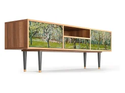 Sale Mueble de TV - 170х59х41 cm - T6 - The Branco Orchard, Nogueira Castanho