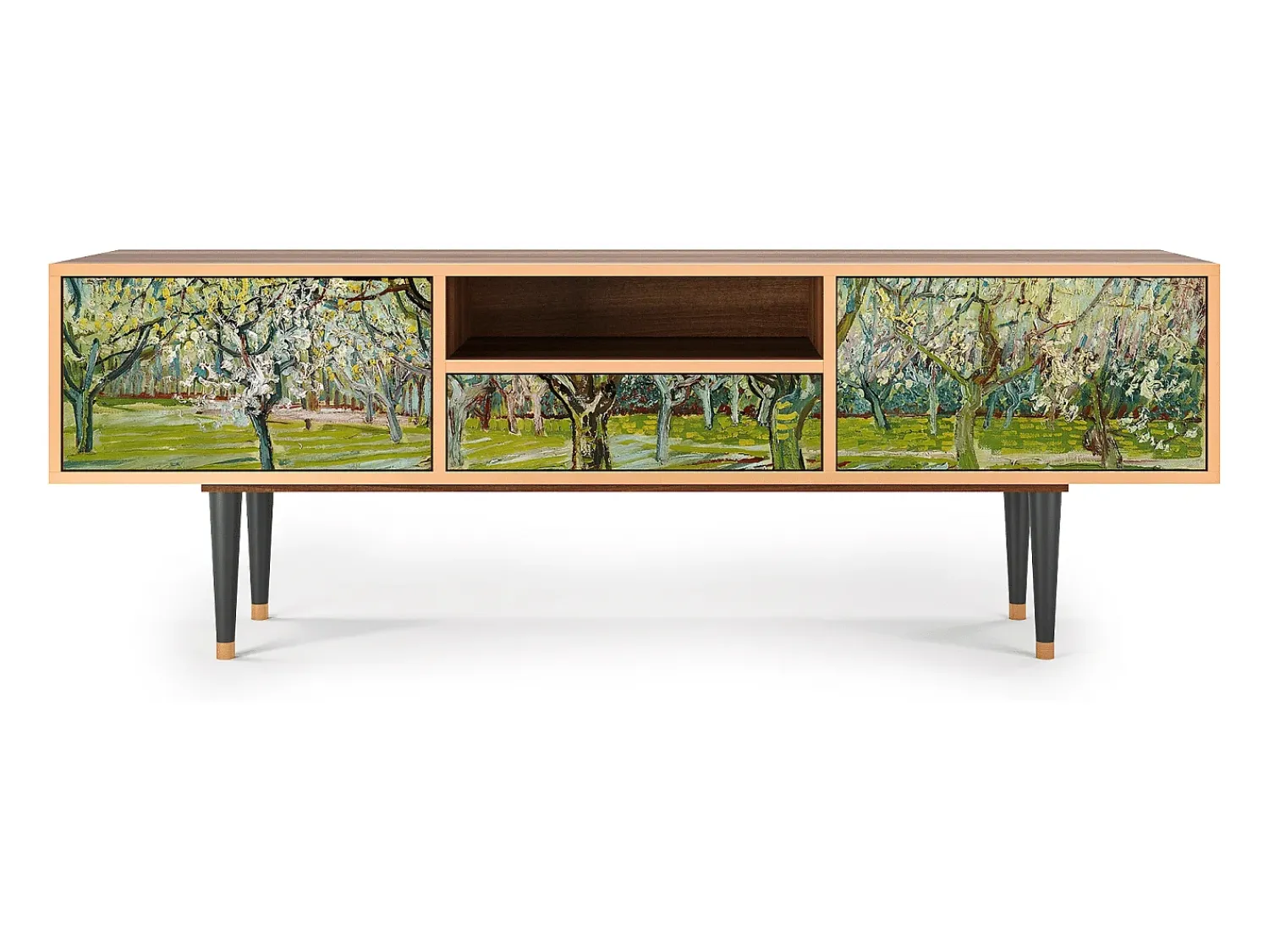 Sale Mueble de TV - 170х59х41 cm - T6 - The Branco Orchard, Nogueira Castanho