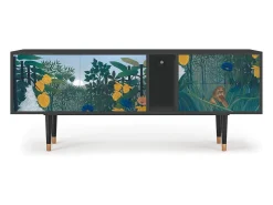Móvel De Tv* Mueble de TV - 170х69х48 cm - T1 - The Repast of the Lion, Antracite Cinza antracite