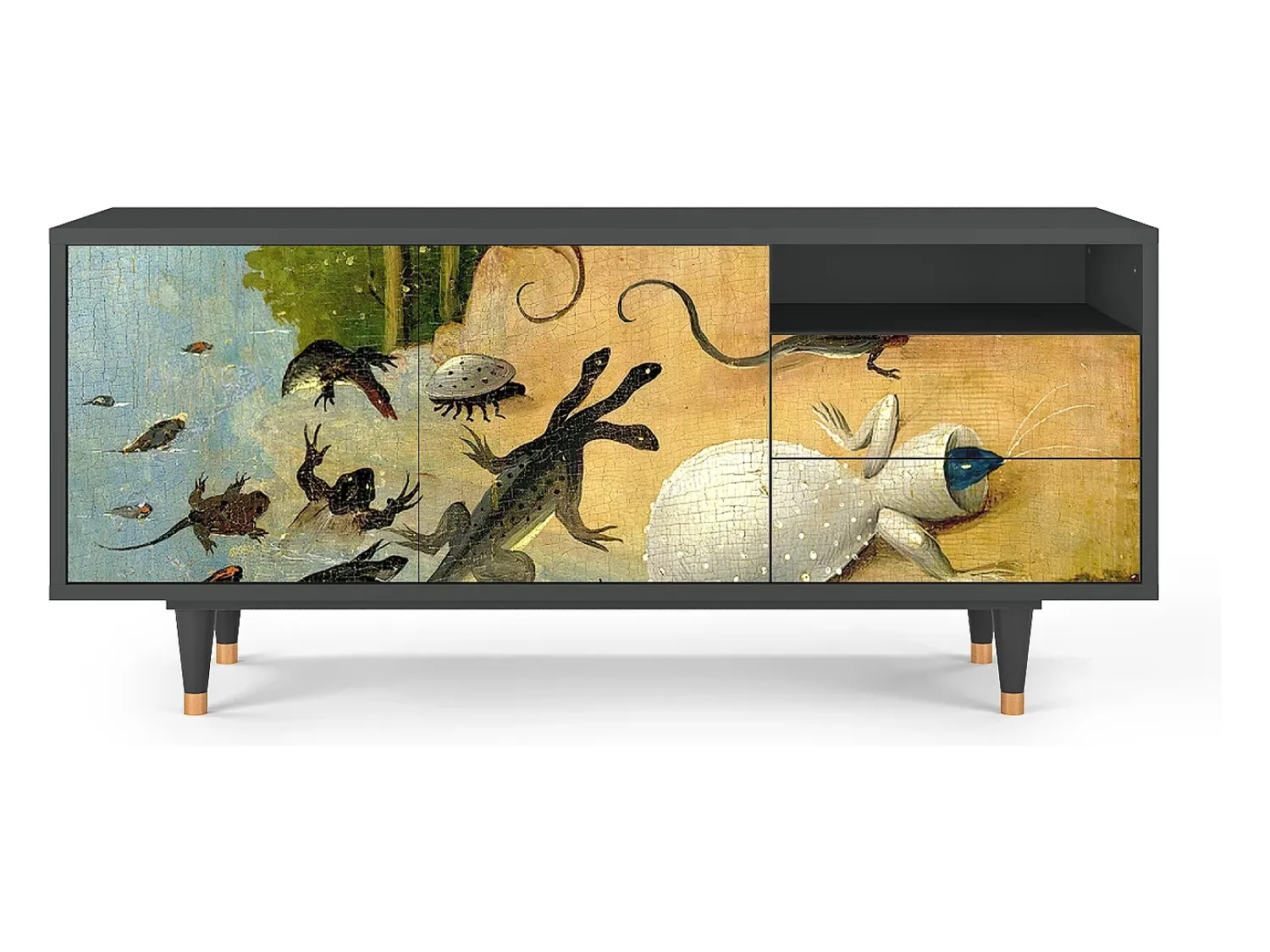 Mueble de TV - 125х56х41 cm - T7 - The Garden by Bosch, Antracite^ Móvel De Tv