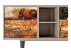 Clearance Mueble de TV - 150х69х41 cm - T5 - The Banks, Latte Bege