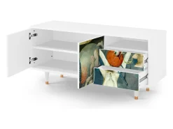 Clearance Mueble de TV - 125х56х41 cm - T7 - The Garden Of by Bosch, Branco Bege