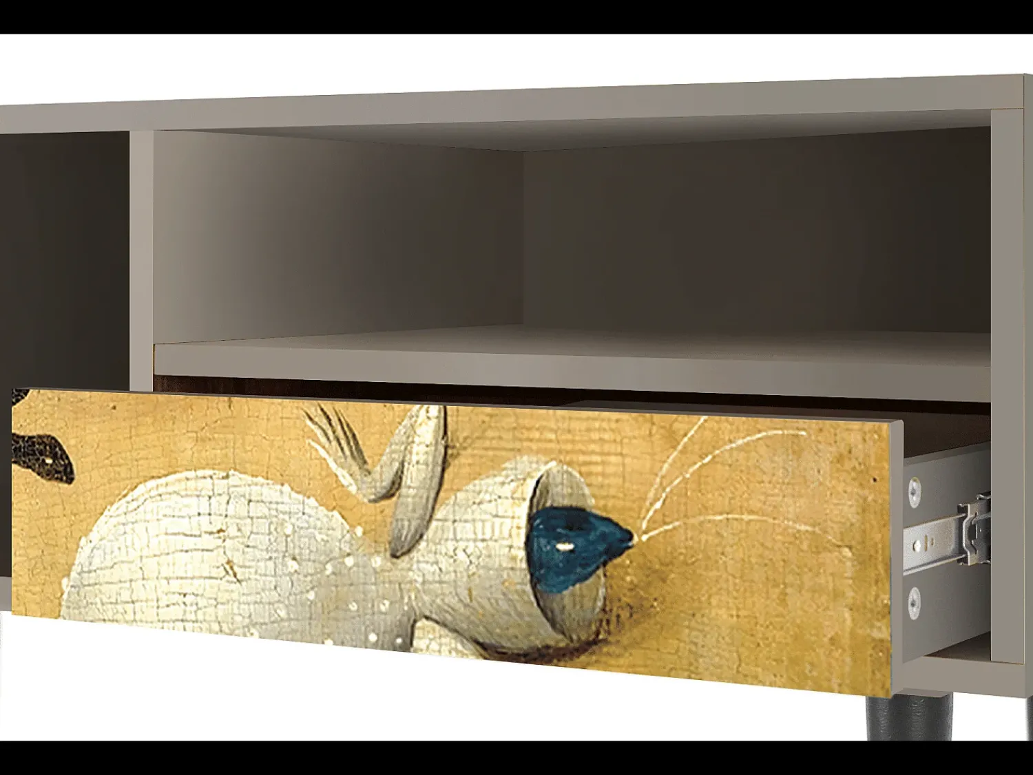 Móvel De Tv* Mueble de TV - 115х59х48 cm - T3 - The Garden by Bosch, Areia Bege