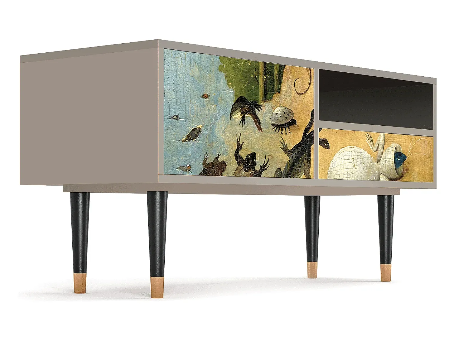 Móvel De Tv* Mueble de TV - 115х59х48 cm - T3 - The Garden by Bosch, Areia Bege