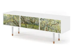 New Mueble de TV - 170х59х48 cm - T4 - The Branco Orchard, Branco Bege