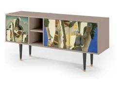 Online Mueble de TV - 150х69х41 cm - T5 - The Cubist Paintings , Latte Bege