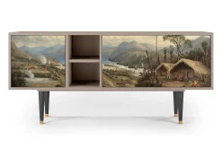 Online Mueble de TV - 150х69х41 cm - T5 - The Cubist Paintings , Latte Bege
