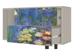 Discount Mueble de TV - 170х69х48 cm - T1 - The water lily pond , Areia Bege