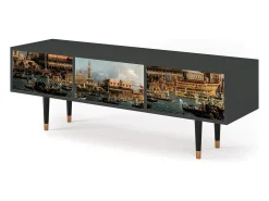 Clearance Mueble de TV - 170х59х48 cm - T4 - The Bucintoro, Antracite Cinza antracite