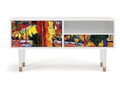 Discount Mueble de TV - 115х59х48 cm - T3 - The Turning Road, Branco Bege