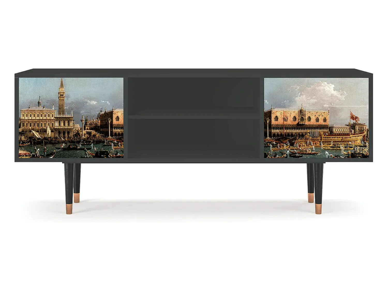 Mueble de TV - 170х69х48 cm - T2 - The Bucintoro, Antracite^ Móvel De Tv