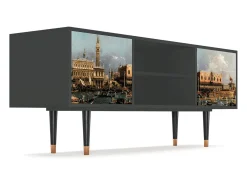 Mueble de TV - 170х69х48 cm - T2 - The Bucintoro, Antracite^ Móvel De Tv