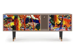 Móvel De Tv* Mueble de TV - 170х69х48 cm - T1 - The Turning Road, Latte Bege