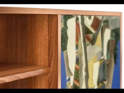 Hot Mueble de TV - 170х69х48 cm - T2 - The Cubist Paintings , Nogueira Castanho