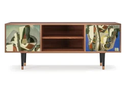 Hot Mueble de TV - 170х69х48 cm - T2 - The Cubist Paintings , Nogueira Castanho