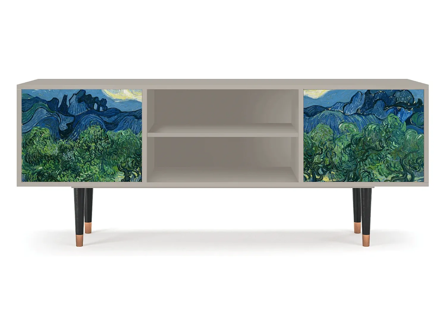 New Mueble de TV - 170х69х48 cm - T2 - The Oil Trees, Areia Bege