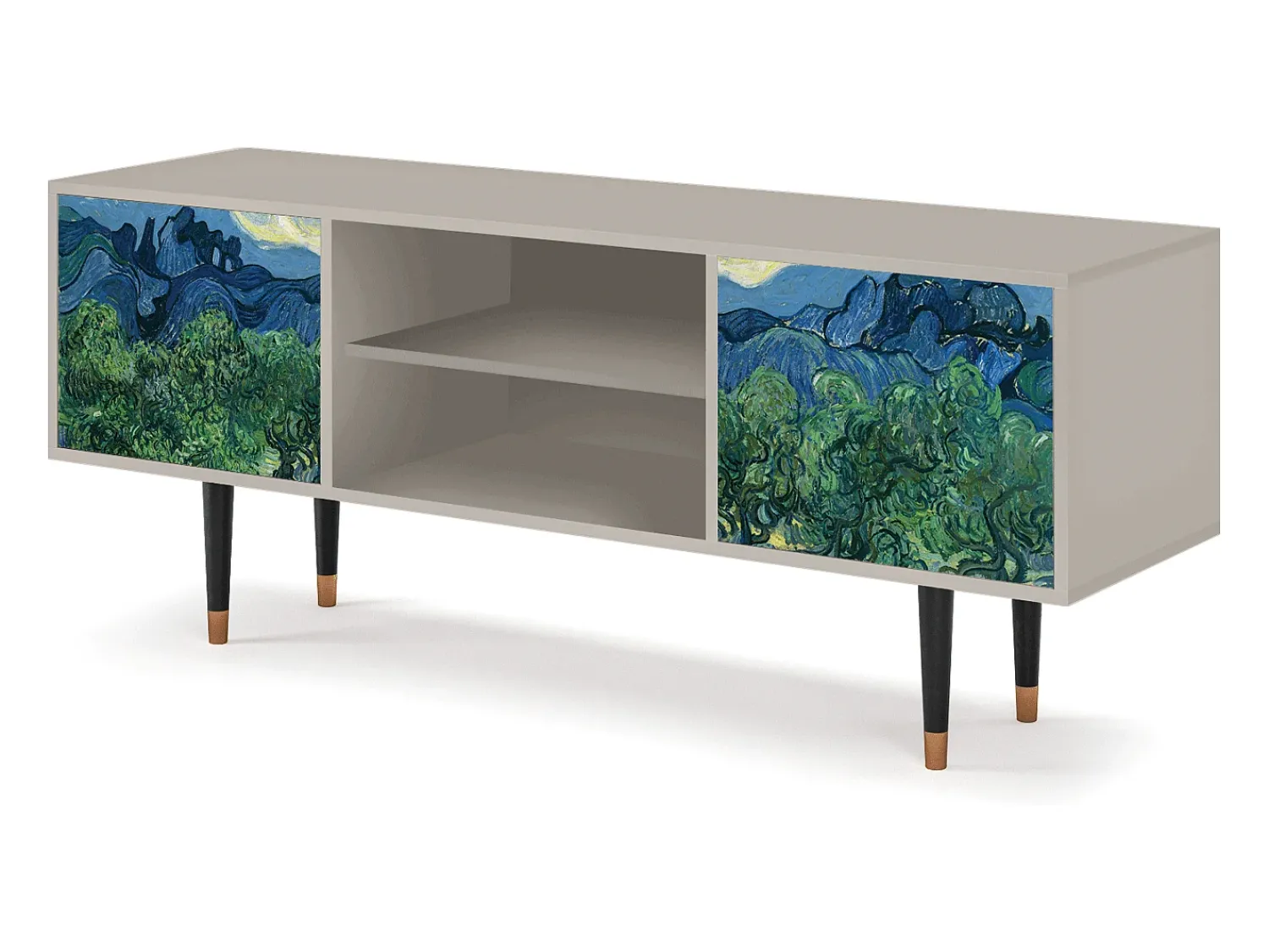 New Mueble de TV - 170х69х48 cm - T2 - The Oil Trees, Areia Bege