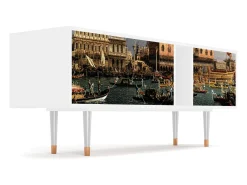 New Mueble de TV - 170х69х48 cm - T1 - The Bucintoro, Branco Bege