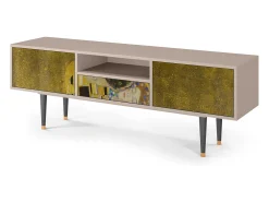 Best Mueble de TV - 170х59х41 cm - T6 - The Kiss by Klimt , Areia Bege