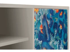 Online Mueble de TV - 170х69х48 cm - T2 - The Girl - James Jean, Areia Bege