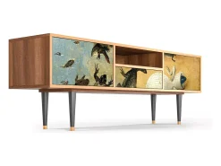 Móvel De Tv| Mueble de TV - 170х59х41 cm - T6 - The Garden by Bosch, Nogueira Castanho