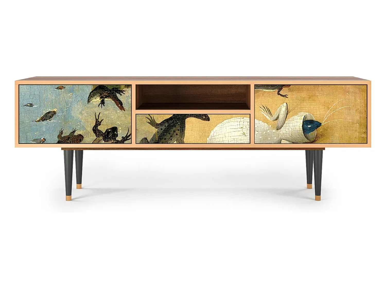 Móvel De Tv| Mueble de TV - 170х59х41 cm - T6 - The Garden by Bosch, Nogueira Castanho