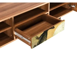 Móvel De Tv| Mueble de TV - 170х59х41 cm - T6 - The Garden by Bosch, Nogueira Castanho