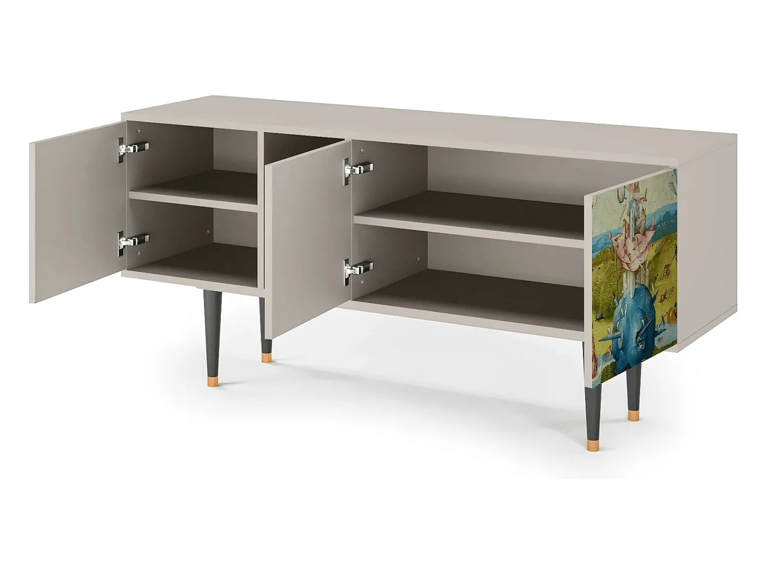 Móvel De Tv| Mueble de TV - 150х69х41 cm - T5 - The Garden 2 by Bosch, Areia Bege