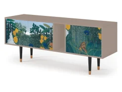 Móvel De Tv| Mueble de TV - 170х69х48 cm - T1 - The Repast of the Lion, Latte Bege