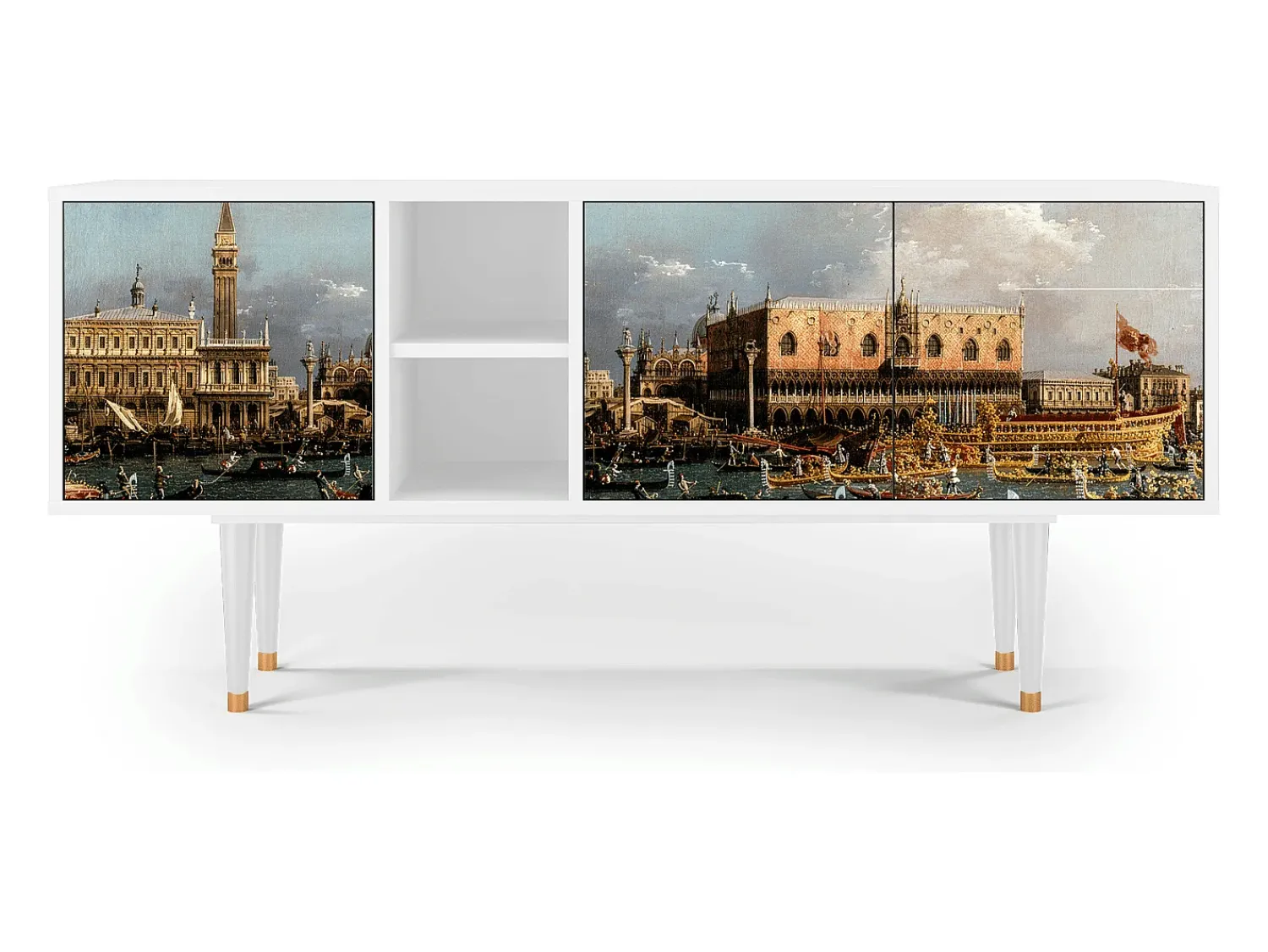 Online Mueble de TV - 150х69х41 cm - T5 - The Bucintoro, Branco Bege