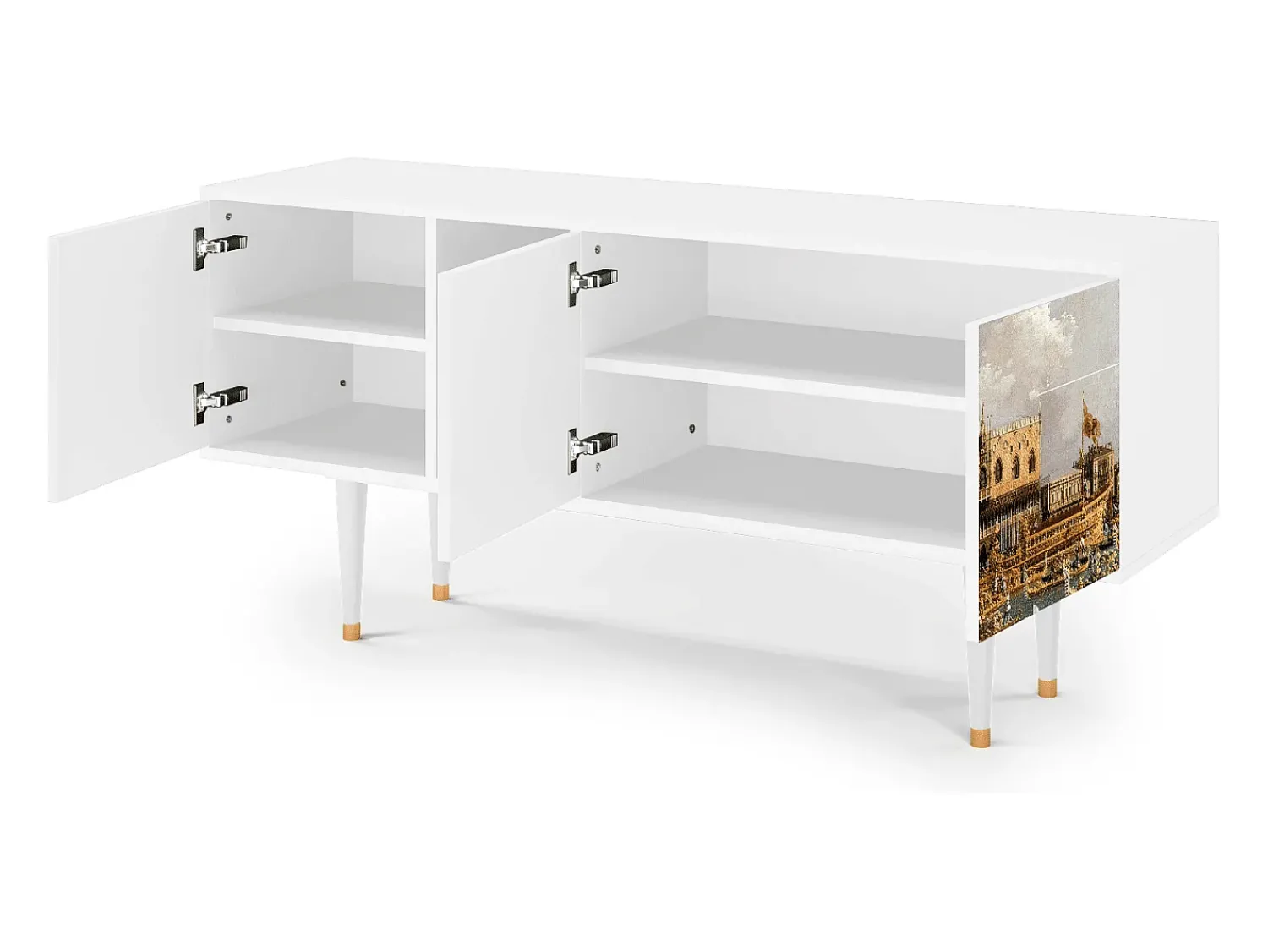 Online Mueble de TV - 150х69х41 cm - T5 - The Bucintoro, Branco Bege